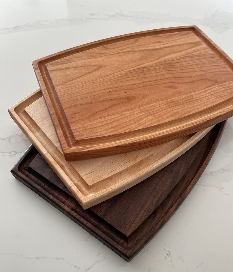 Custom Personalized Wooden Cutting Board - Horse & Fawn Design - 16