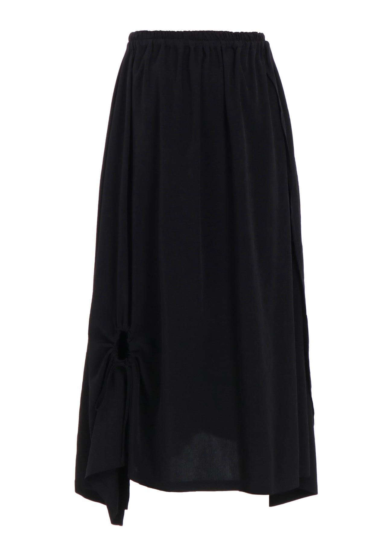 Elegant Crepe de Chine Circle Gathered Skirt - Flowy Midi Skirt for Women | Perfect for Office Wear, Date Nights & Summer Outfits