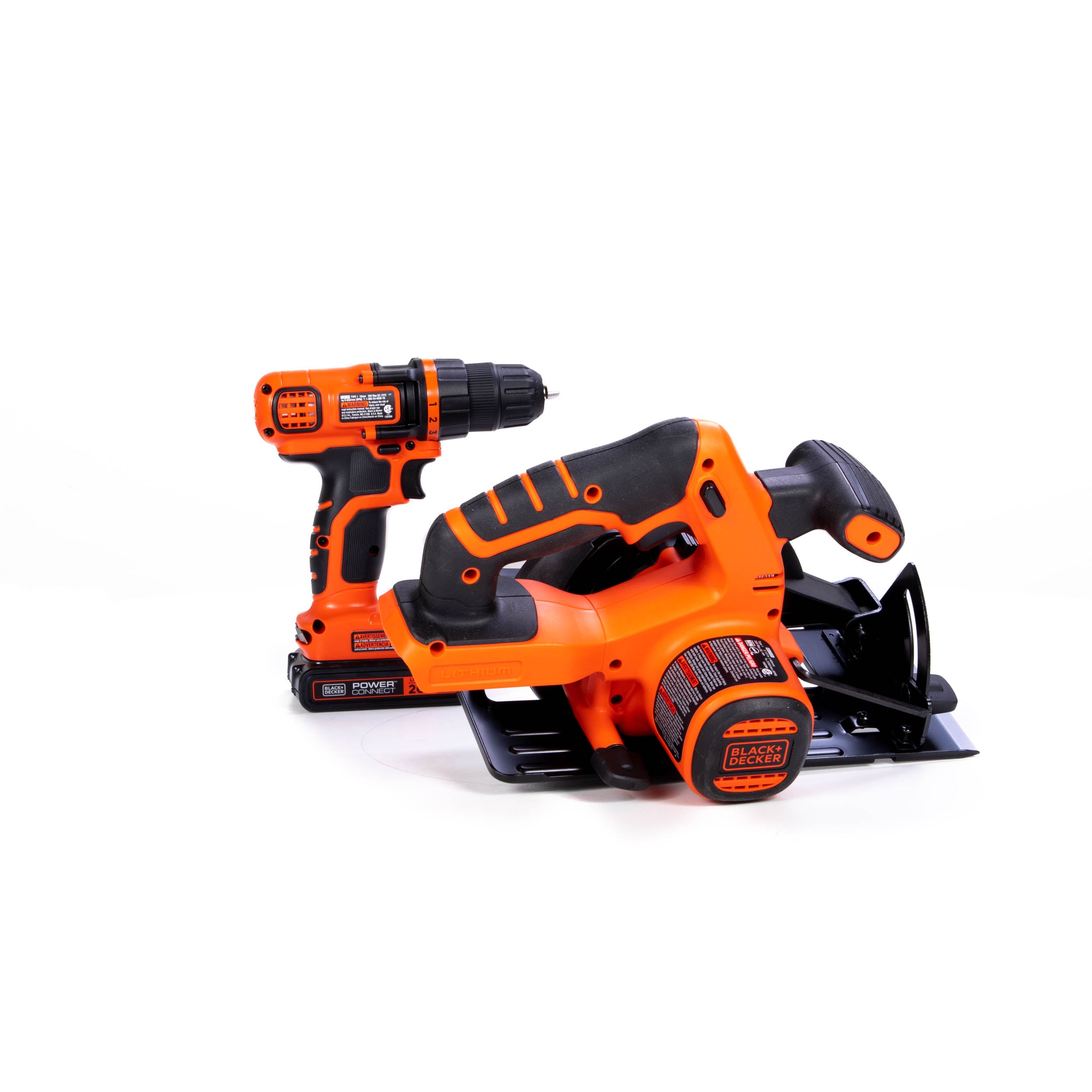 20V MAX* POWERCONNECT™ Cordless Drill/Driver & Circular Saw Combo Kit with 2 Batteries - Perfect for DIY Projects, Woodworking, and Home Renovations