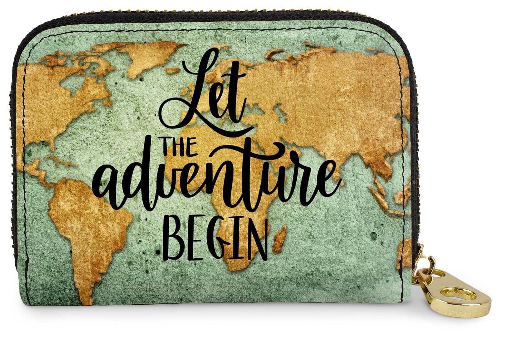 Monarque RFID Blocking Zippered Wallet for Men & Women - Secure Travel Wallet with Anti-Theft Protection - Perfect for Adventure, Travel, and Everyday Use