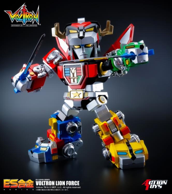 Voltron: Defender of the Universe ES Gokin ES 25 Lion Force Die-Cast Action Figure - Collectible Anime Robot Toy for Display & Play | Perfect for Fans, Gift Giving & Anime Collections