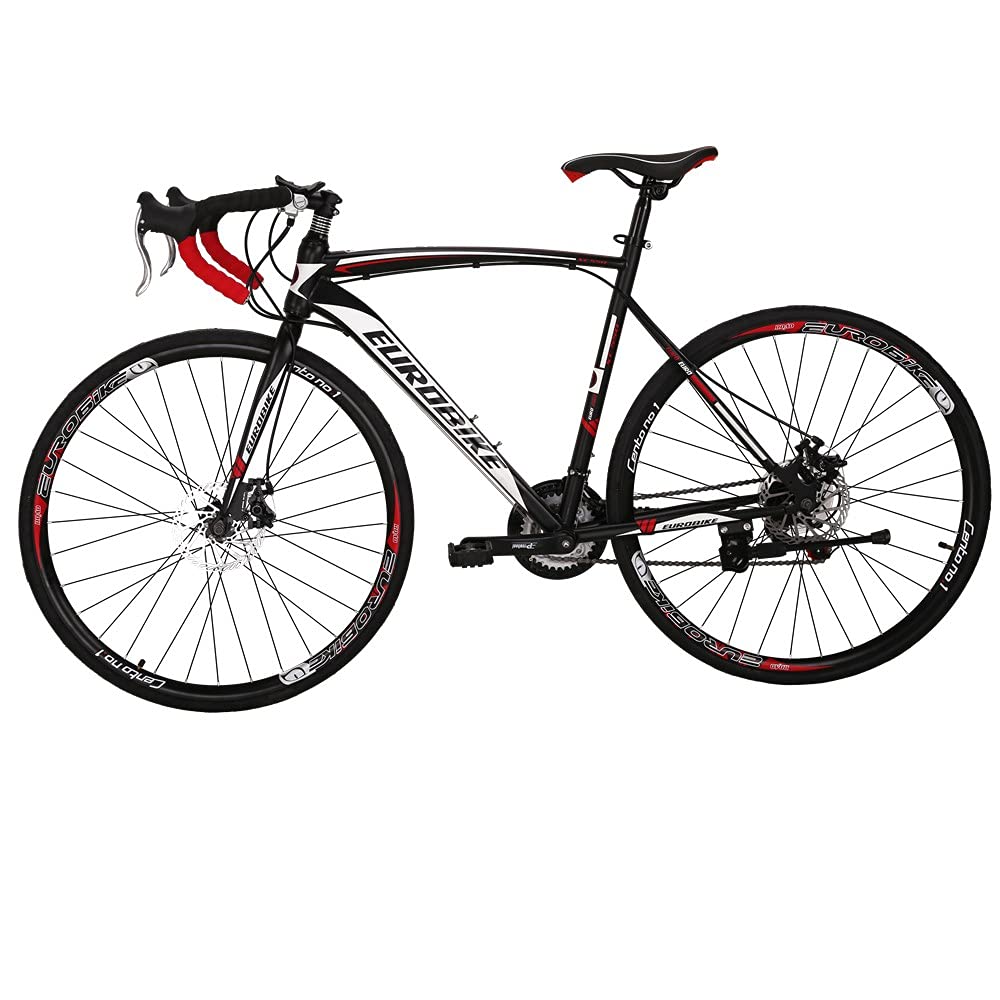 EUROBIKE XC550 700C Road Bike for Men & Women - Lightweight Racing Bicycle for Commuting, Fitness & Outdoor Cycling
