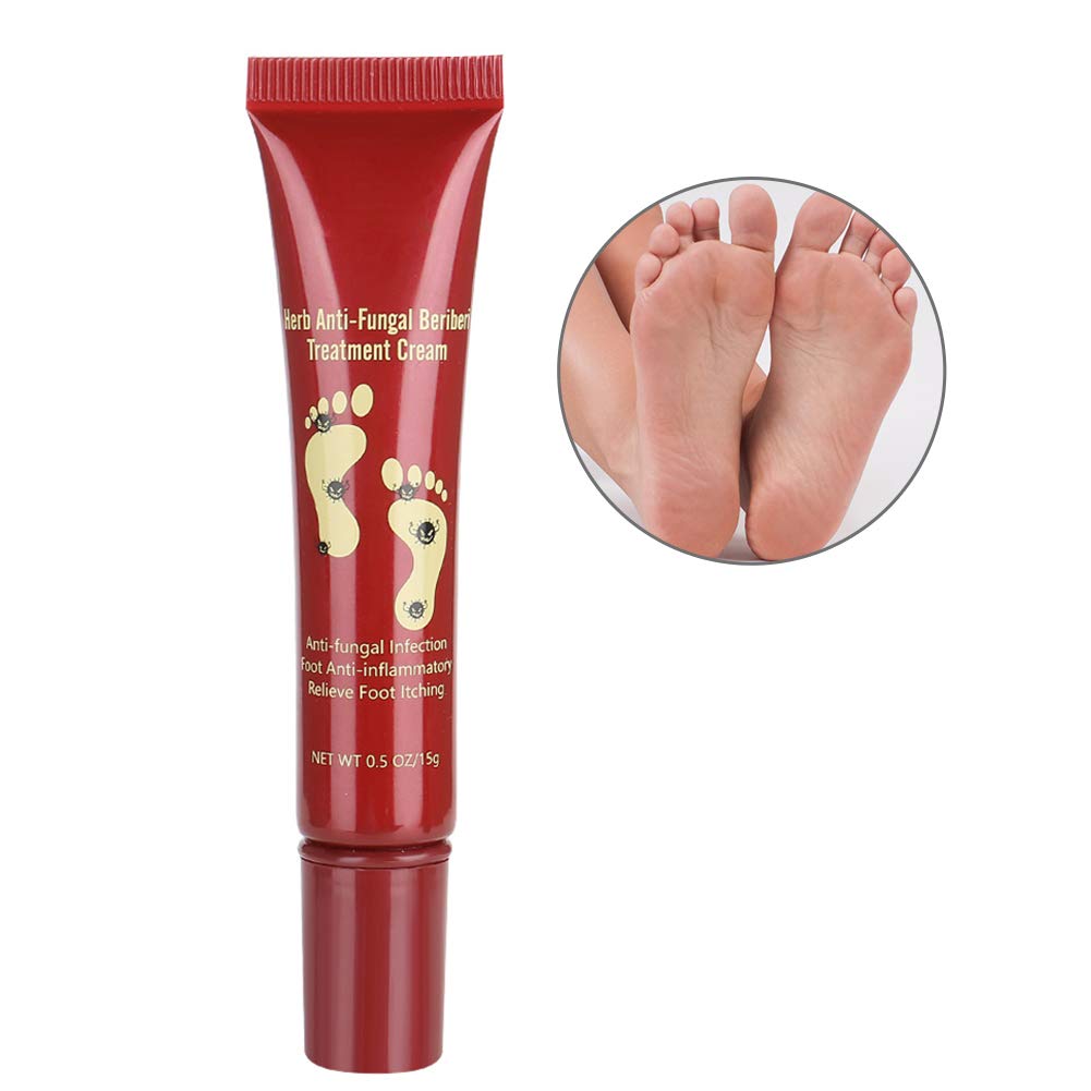15g Natural Plant Foot Care Cream - Moisturizing Ointment for Fungal Relief & Cracked Heels | Ideal for Athletes, Diabetics & Daily Foot Care