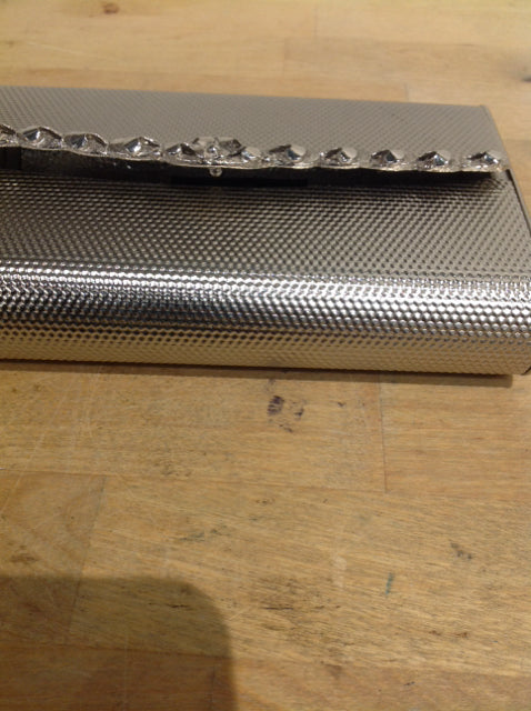Vintage Silver Bonwit Teller Purse for Women - Elegant Retro Clutch Handbag for Parties, Weddings & Special Occasions
