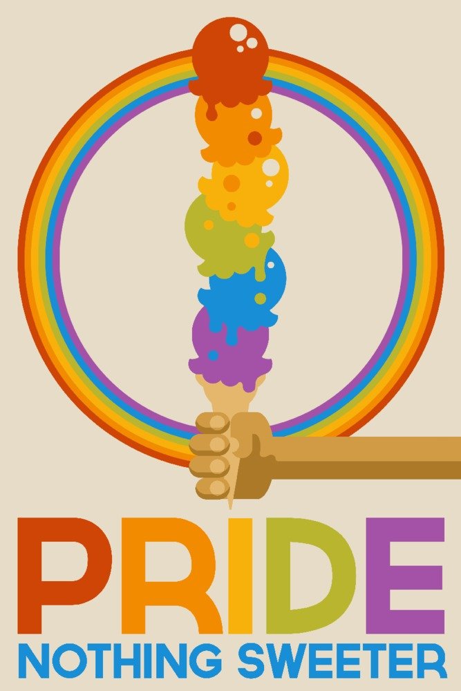 Gay Pride Metal Wall Art - 12x18 Gallery Quality Aluminum Decor - Perfect for LGBTQ+ Home, Office & Pride Events
