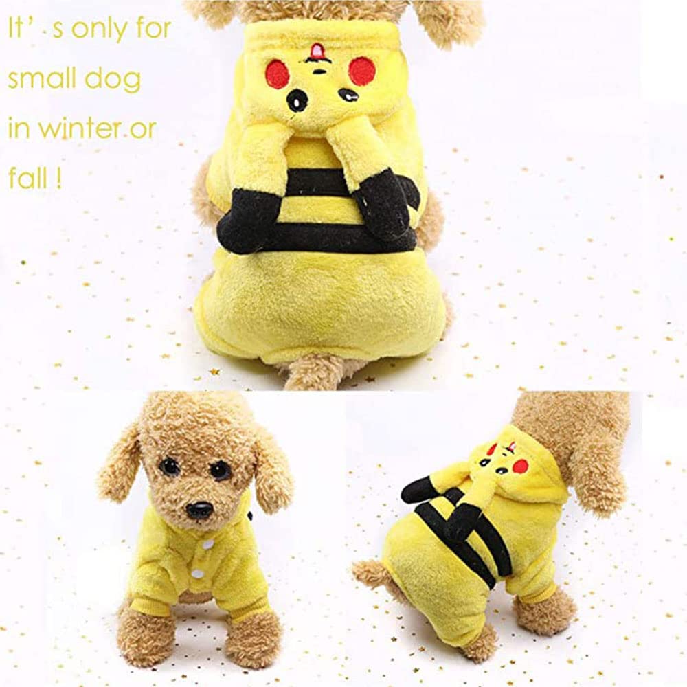 Adorable Soft Fleece Dog Coat - Warm Winter Dog Clothes for Small & Large Breeds | Perfect for Cold Weather Walks & Outdoor Adventures