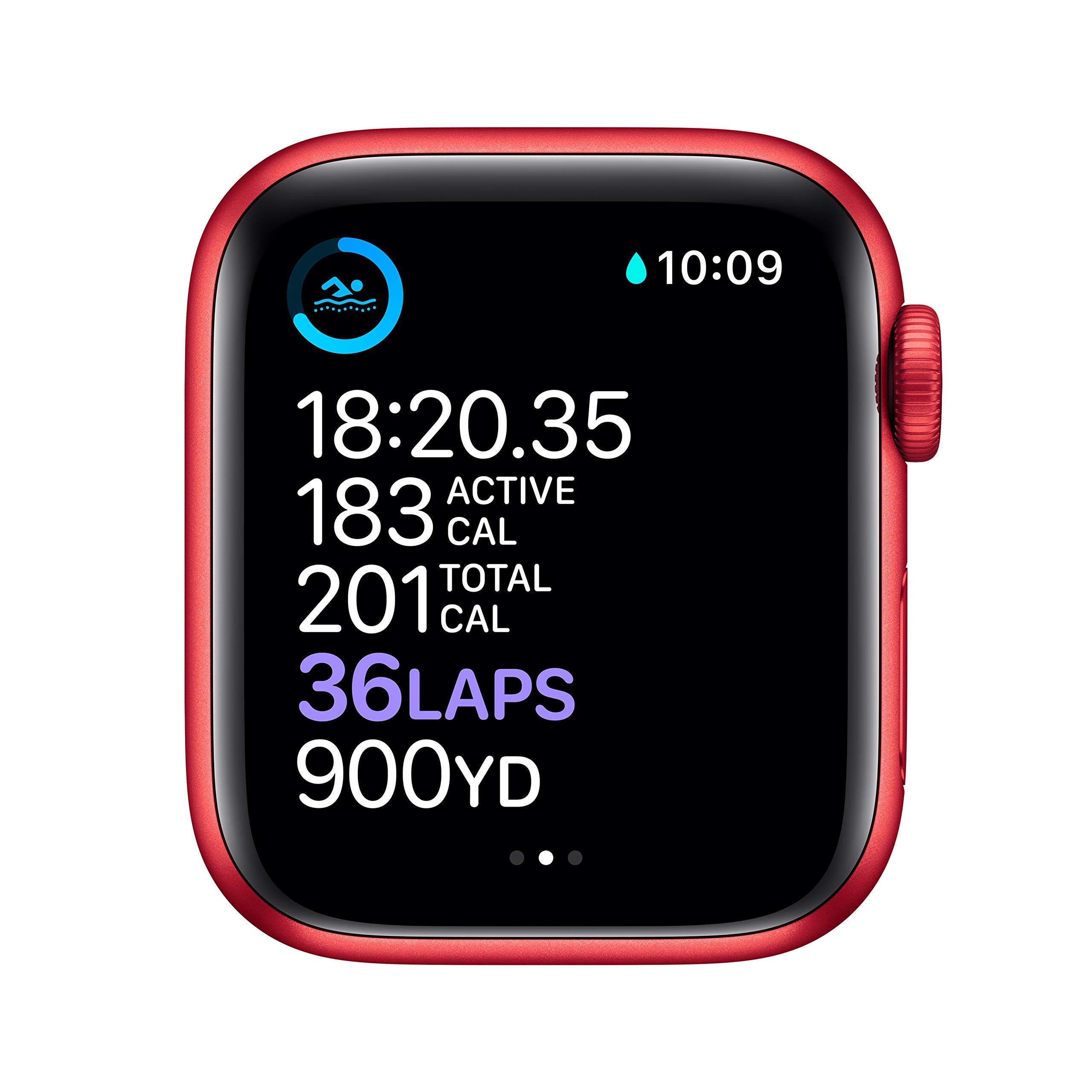 Apple Watch Series 6 (GPS + Cellular, 40mm) - (Product) RED Aluminum Case with RED Sport Band (Renewed) | Smart Fitness Tracker for Running, Swimming & Daily Activity | Compatible with iPhone