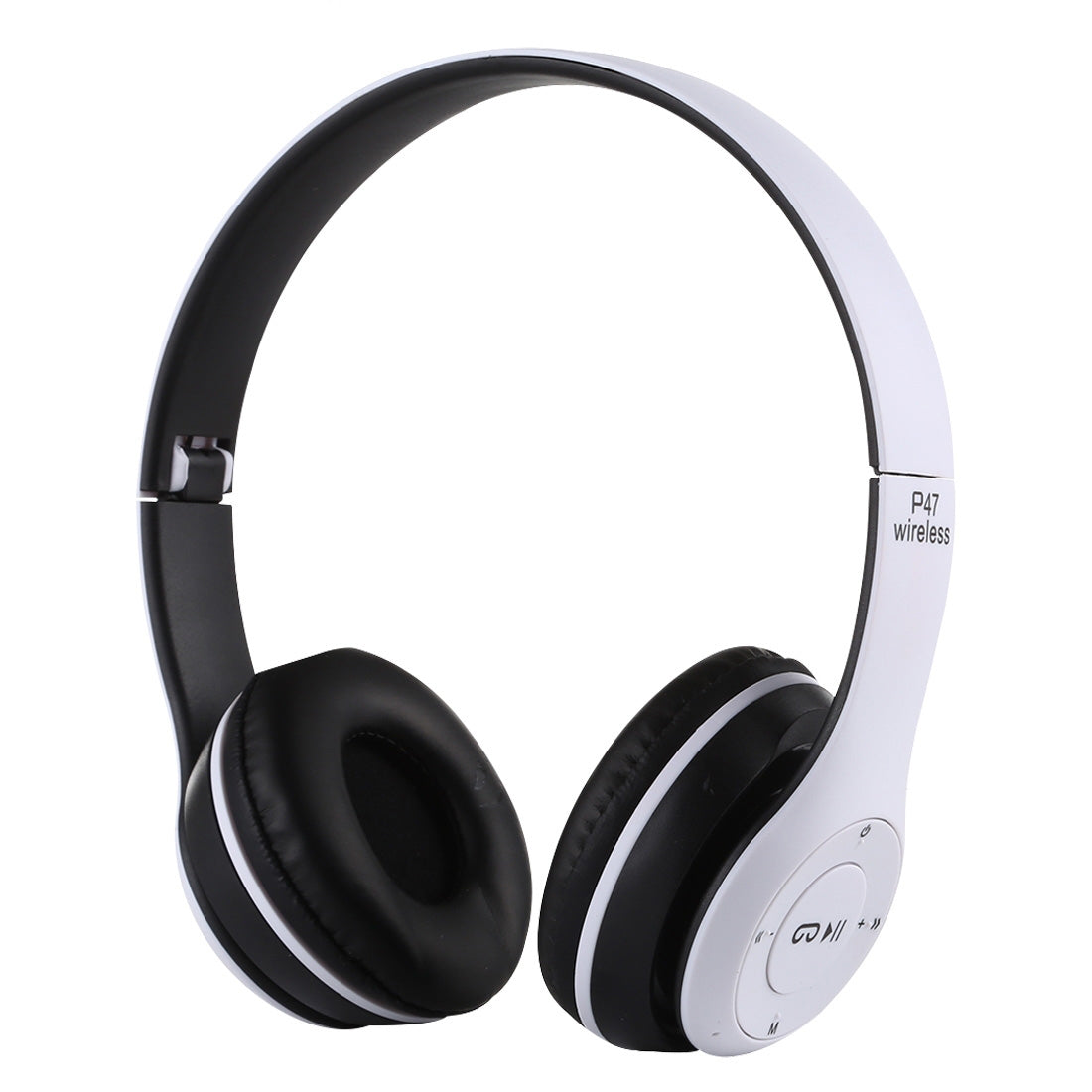 P47 Wireless Bluetooth Headphones - Noise Cancelling, Comfortable Over-Ear Design for Workouts, Travel & Gaming