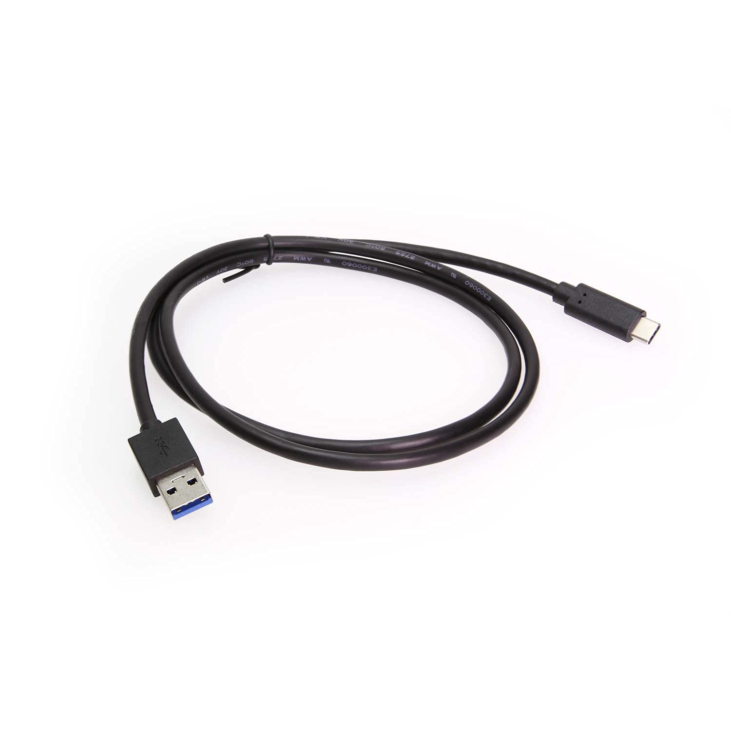USB-C to USB-A 3.2 Gen 1 Cable (3ft/0.9m) - Fast Charging & Data Sync, Durable Nylon Braided, Black - Perfect for Smartphones, Laptops, Tablets & Accessories