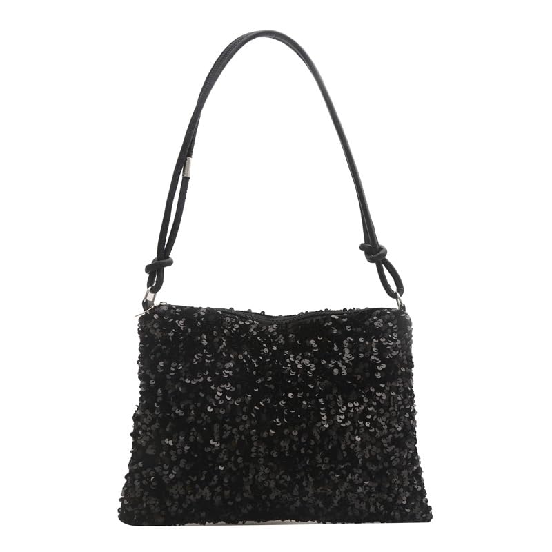 Stylish Shiny Leather Shoulder Bag for Women - Hobo Purse with Flap & Underarm Carry - Perfect for Work, Travel & Everyday Use