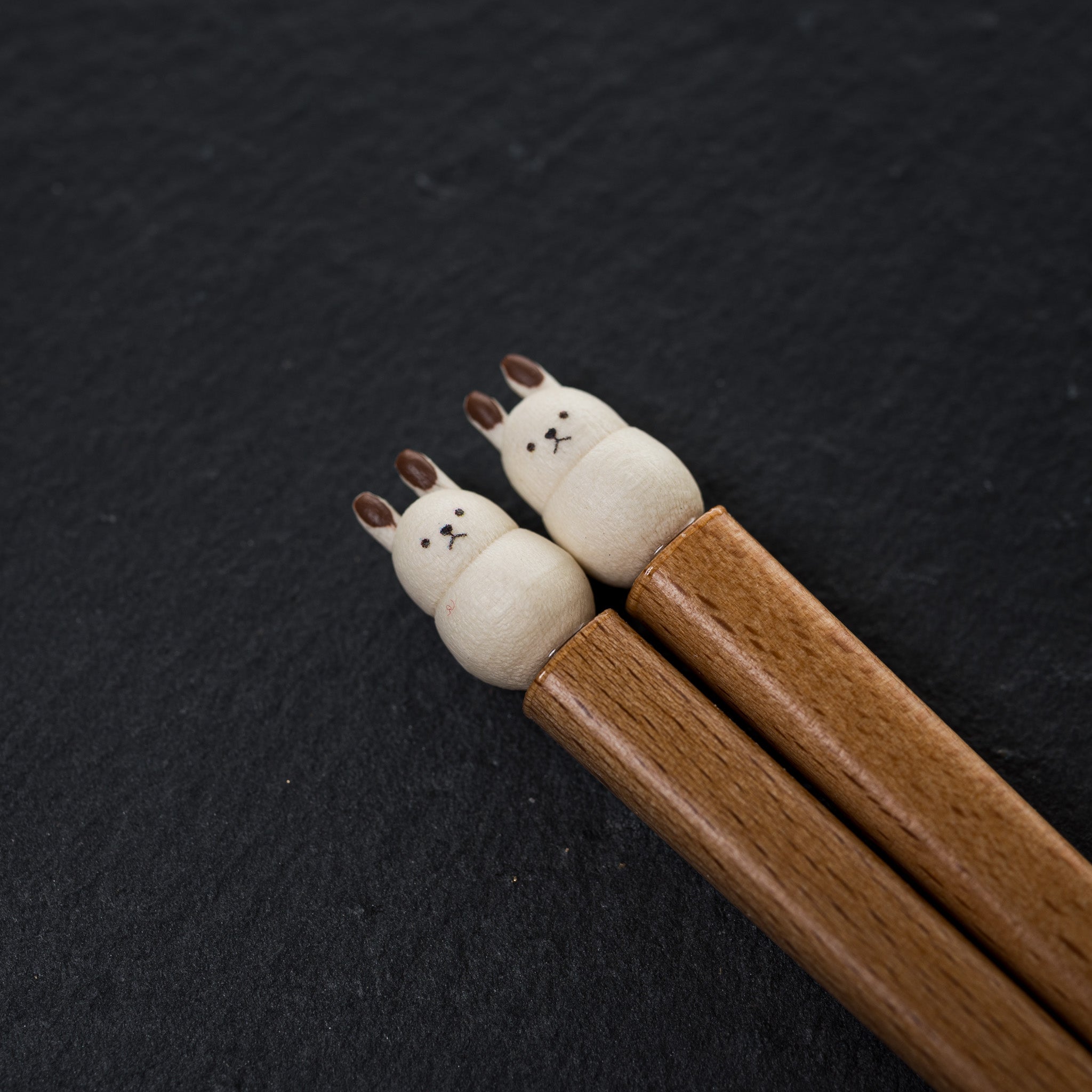 Handmade Animal-Themed Single Pair Chopsticks - 22.5cm (4 Design Options) - Perfect for Asian Cuisine, Sushi Nights & Home Dining
