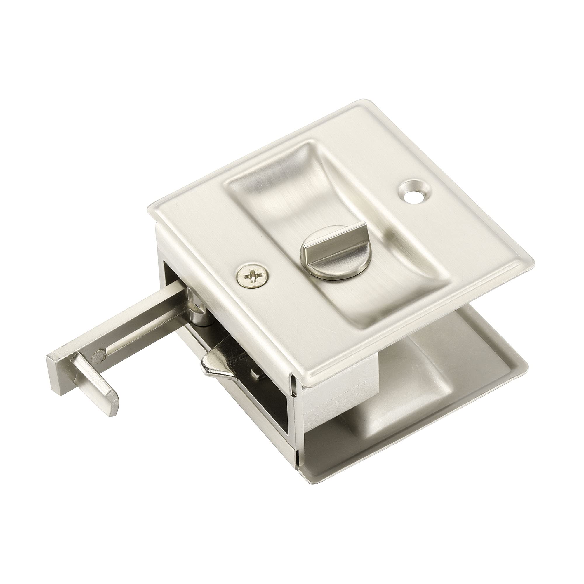 Stainless Steel Pocket Door Lock 2-3/4