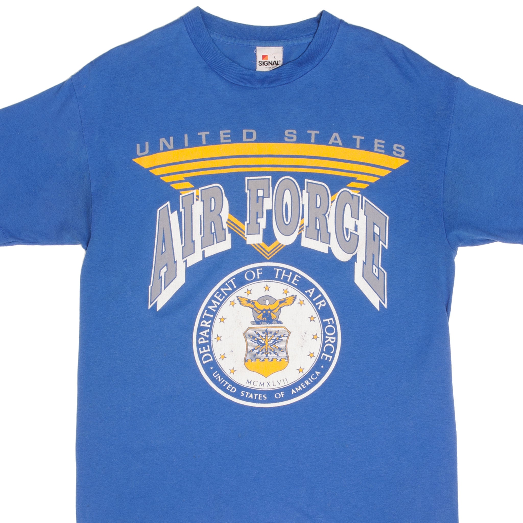 Vintage USAF US Air Force T-Shirt 1980s - Medium Size - 100% Cotton - Made in USA - Retro Military Tee for Men & Women - Perfect for Casual Wear, Vintage Lovers & Patriotic Outfits