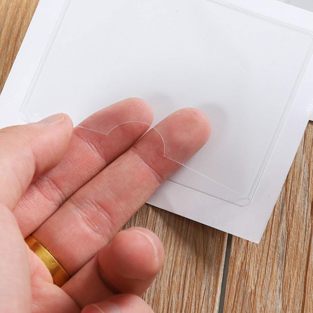 40 Pack Clear Plastic Self-Adhesive Index Card Holders with Top Open - 3.8 x 5.3 Inch Library Card Pockets Label Holders + 50 Colorful Index Cards - Perfect for Classroom Organization, Library Cataloging & Office Filing Systems
