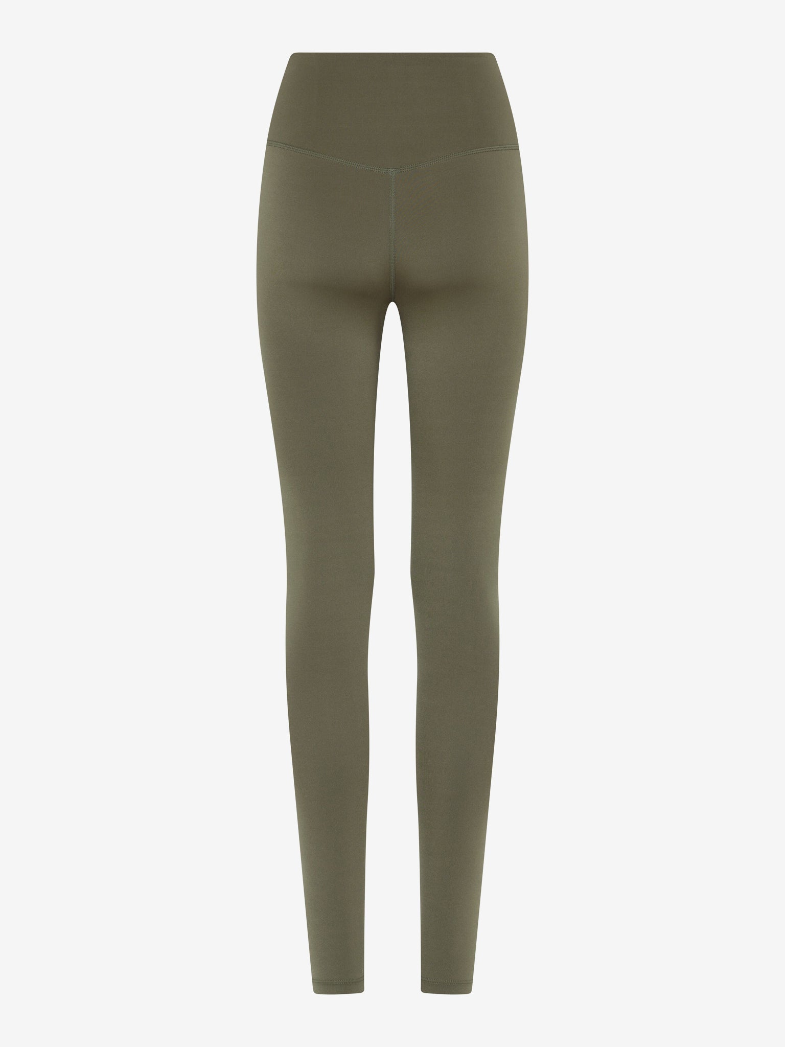 Girlfriend Collective Float High Rise 7/8 Leggings - Cured Green | Sustainable Yoga Pants for Women | Perfect for Workouts, Running & Lounge Wear