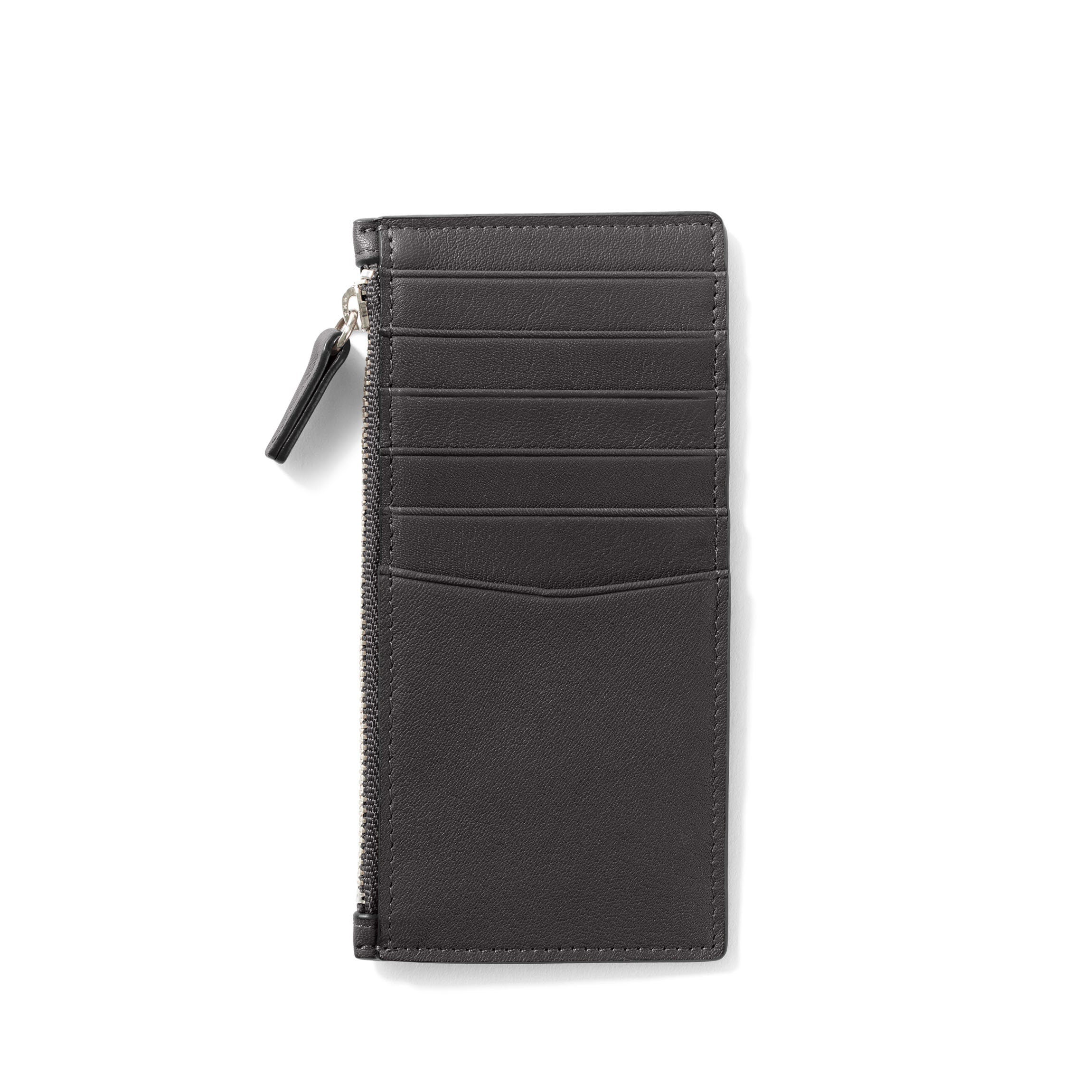 Devon Slim Zip Card Case - Black Onyx | RFID Blocking Wallet for Men & Women | Perfect for Travel, Business & Everyday Use
