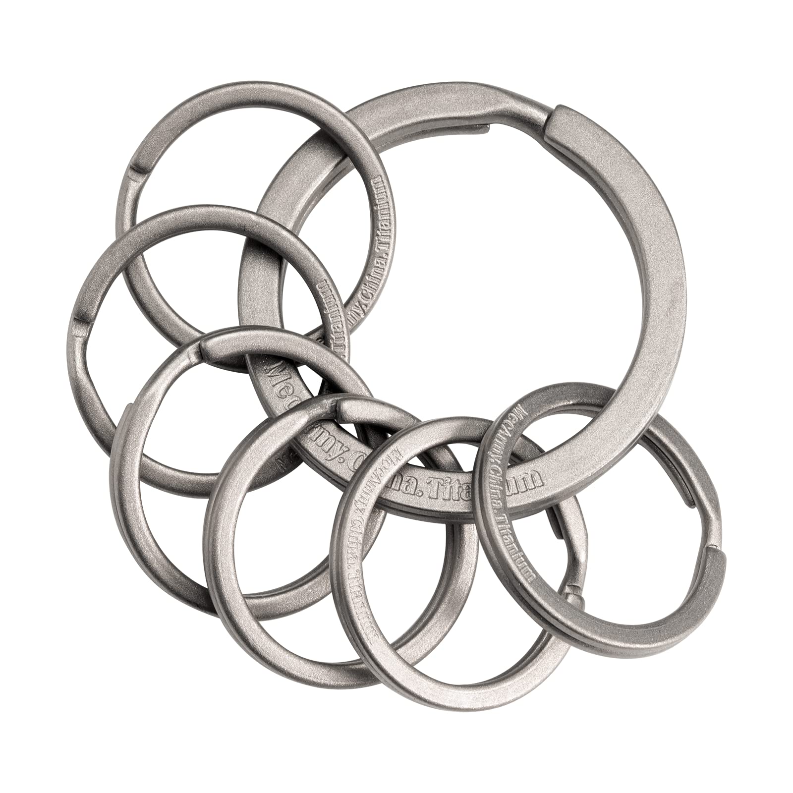 MecArmy Titanium Keyring - Side-Push Design for Easy Use | EDC Key Holder for Home & Outdoor
