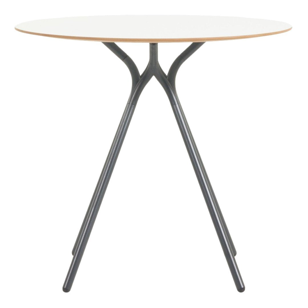 Round Cantata Cafe Table - Elegant Indoor & Outdoor Dining Furniture for Patio, Garden, and Coffee Shop Use