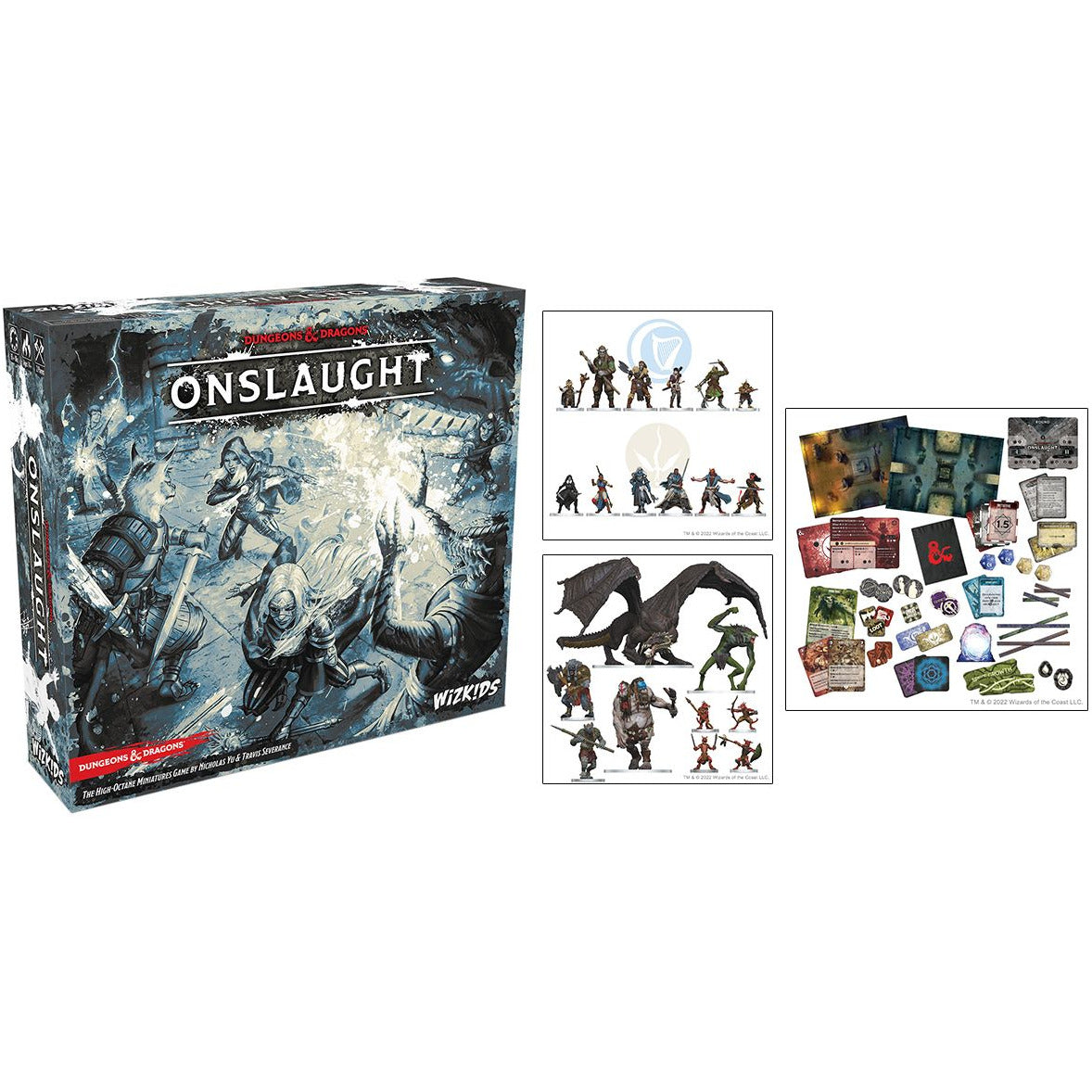 Dungeons & Dragons Onslaught Core Set - Fantasy Tabletop Battle Game for RPG Adventures & Strategy Game Nights