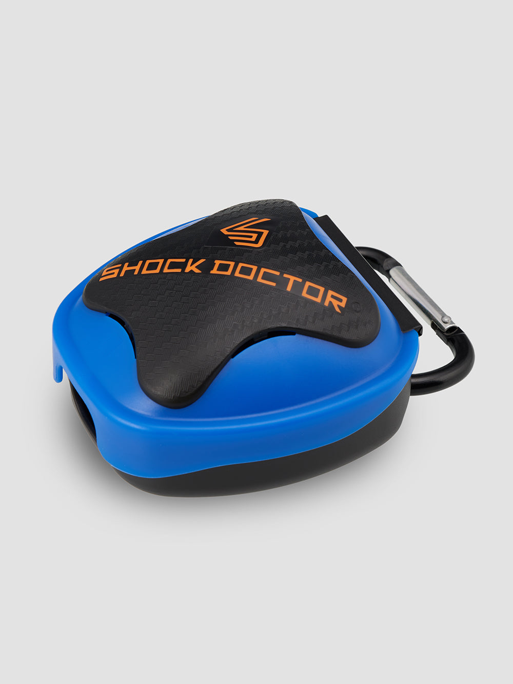 Shock Doctor Mouth Guard Case - Blue & Black - Protective Storage for Sports & Dental Guards - Perfect for Football, Hockey, Boxing & MMA
