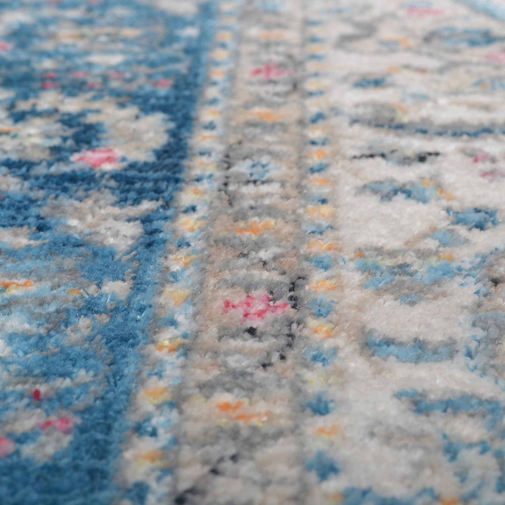 Silkaria Machine Woven Rug - Soft & Durable Area Rug for Living Room, Bedroom - Non-Slip Modern Home Decor Carpet
