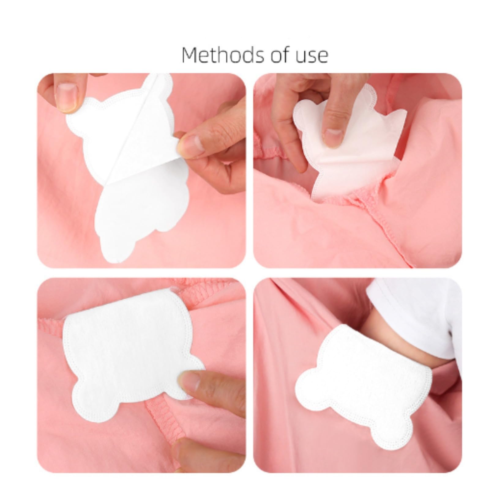 20 Pcs Mini Underarm Sweat Pads for Women - Invisible Sweat Block Pads, Travel Essentials, Odor Control & Comfort - Perfect for Camping, College Dorm, Gym & Daily Use
