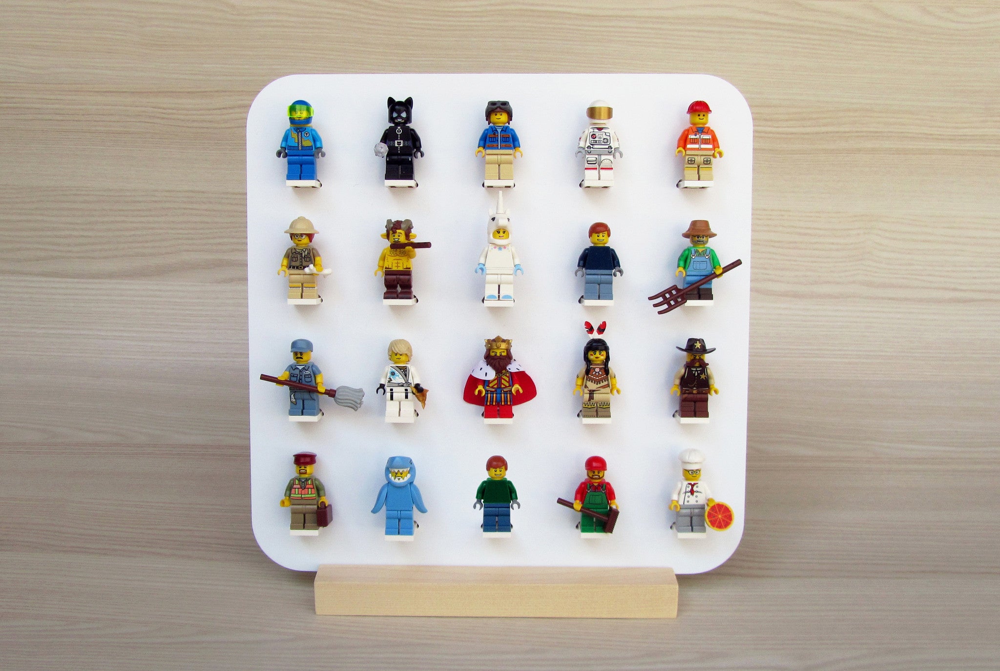 Premium Lego Minifigure Display Case - Clear Acrylic Showcase for Collectible Minifigs - Perfect for Home Decor, Office Display & Gift Giving