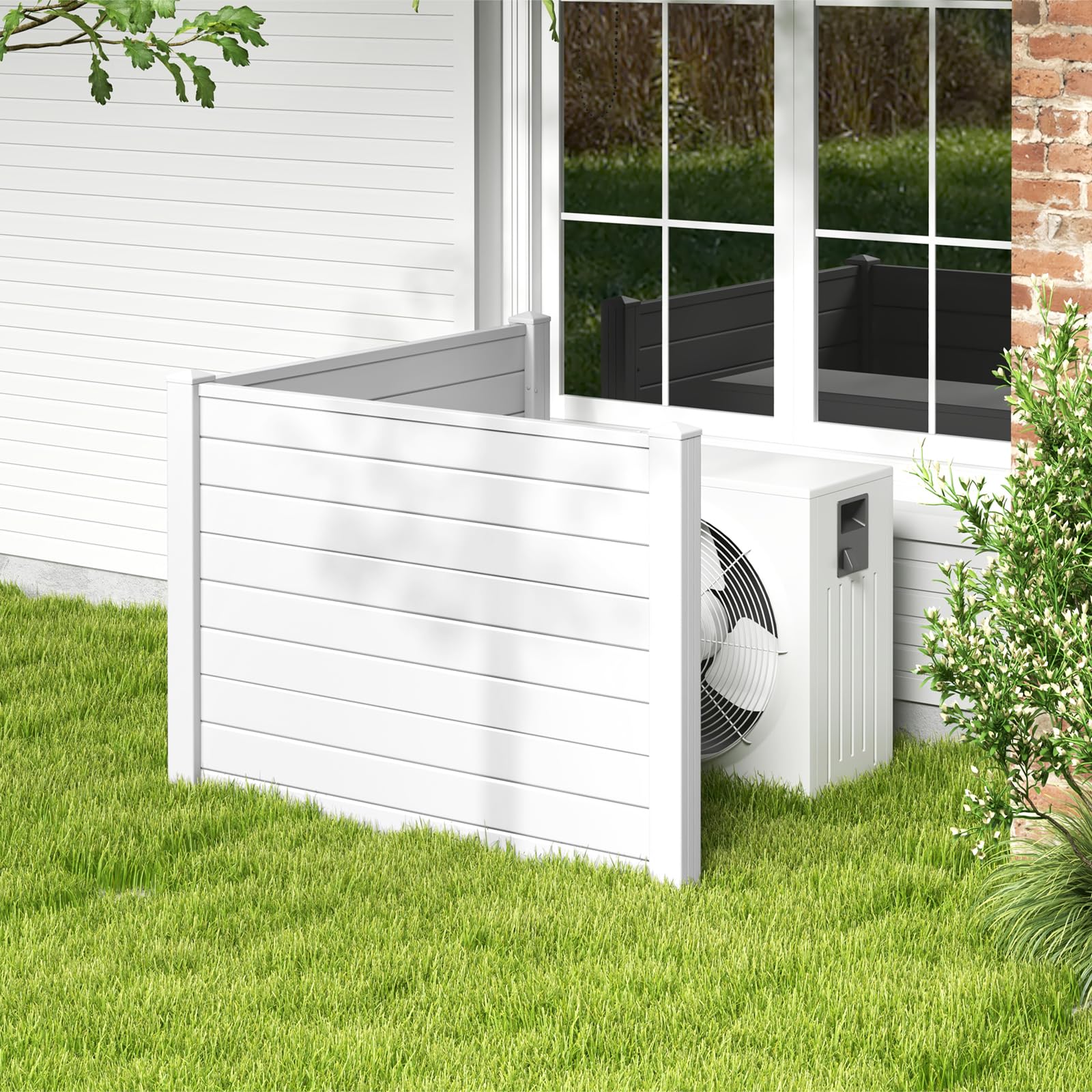 Giantex 4-Panel Outdoor Privacy Screen - 48
