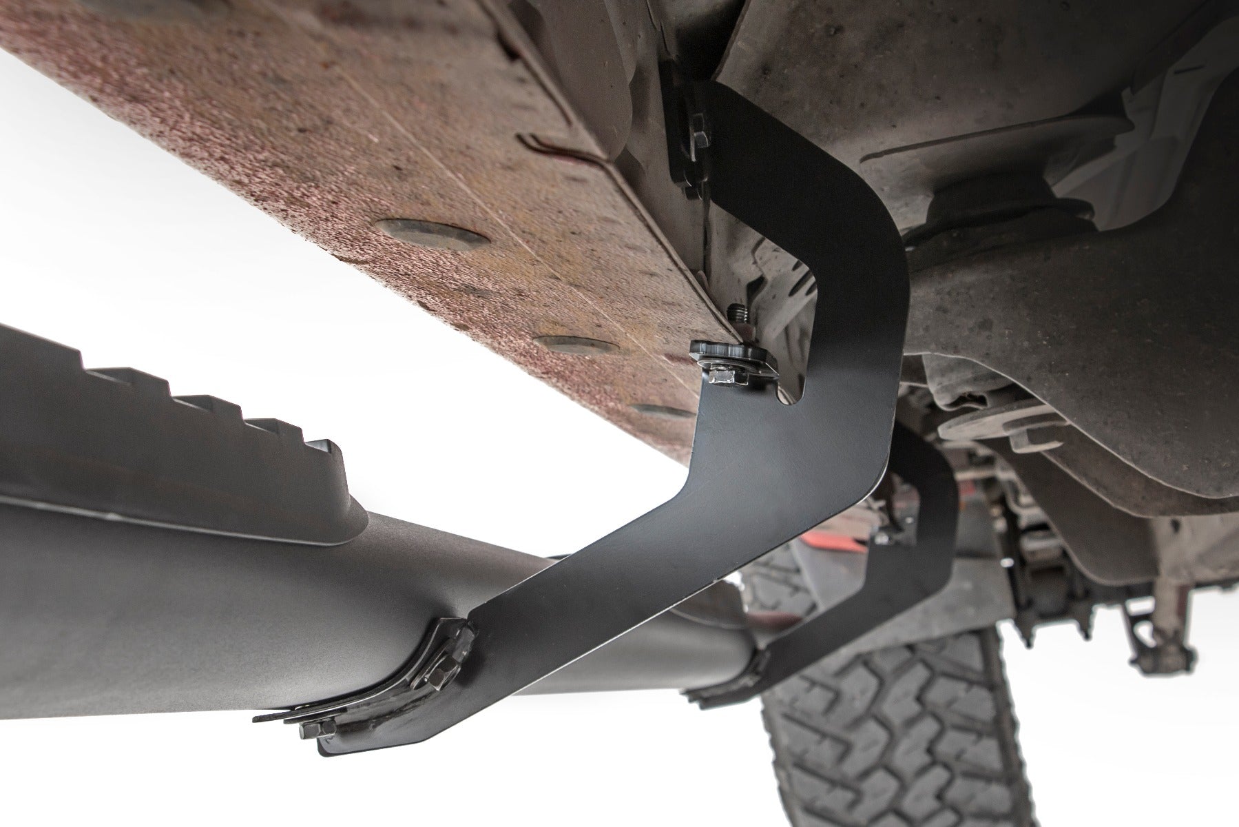2007-2019 Chevy/GMC 1500/2500HD/3500HD Oval Nerf Step Bars - Crew Cab & DEF Tank Compatible (Part# 21001) - Heavy Duty Running Boards for Off-Road & Truck Accessories