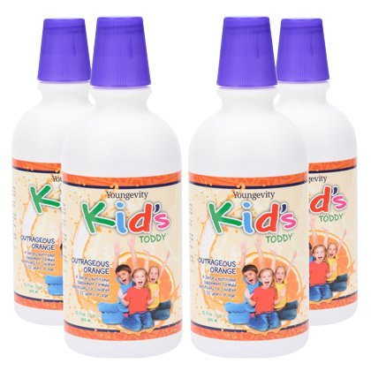 Kids Toddy™ - 32 fl oz (4 Bottles) | Organic Kids Drink for School, Sports & Playtime | Healthy Hydration for Active Children