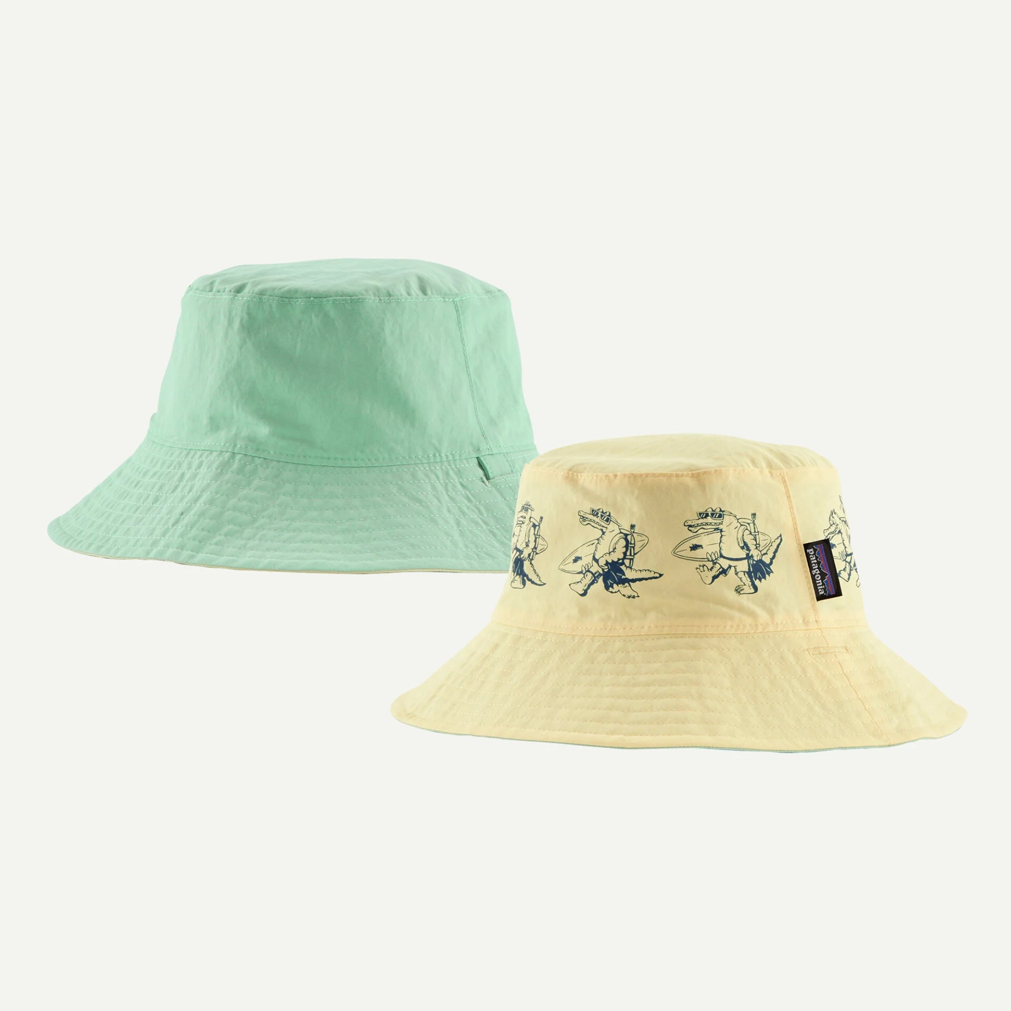 Baby Sun Bucket Hat - UPF 50+ UV Protection for Infants & Toddlers - Adjustable Chin Strap - Lightweight & Breathable - Gator Going Gone: Buttercup Yellow - Perfect for Beach, Park & Outdoor Adventures