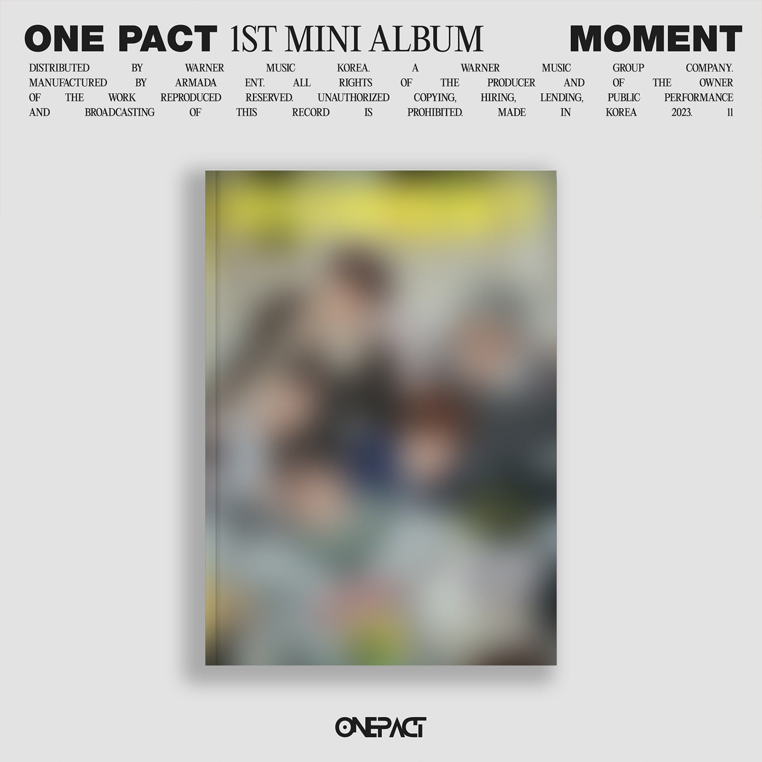 ONE PACT 1ST MINI ALBUM 'MOMENT' - K-Pop Collectible CD with Photobook & Poster | Perfect for K-Pop Fans, Music Collectors and Gift Giving