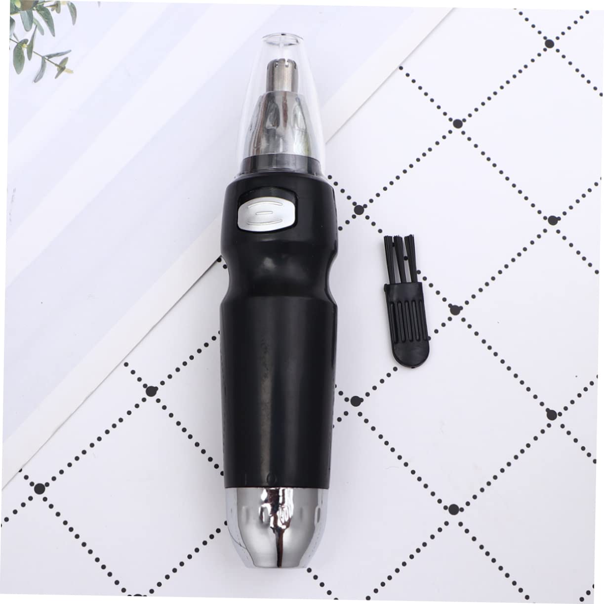 NOLITOY Electric Ear & Nose Hair Trimmer for Men - Rechargeable Personal Grooming Shaver with Precision Blades - Perfect for Eyebrows, Beard & Body Hair - Black (Ideal for Travel, Home & Office Use)
