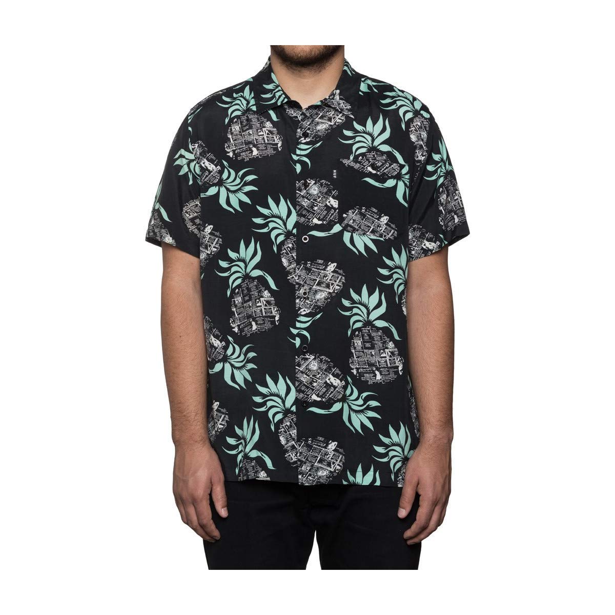 HUF Men's Fantasy Island Short Sleeve Graphic T-Shirt - Casual Streetwear for Summer Outfits & Skateboarding