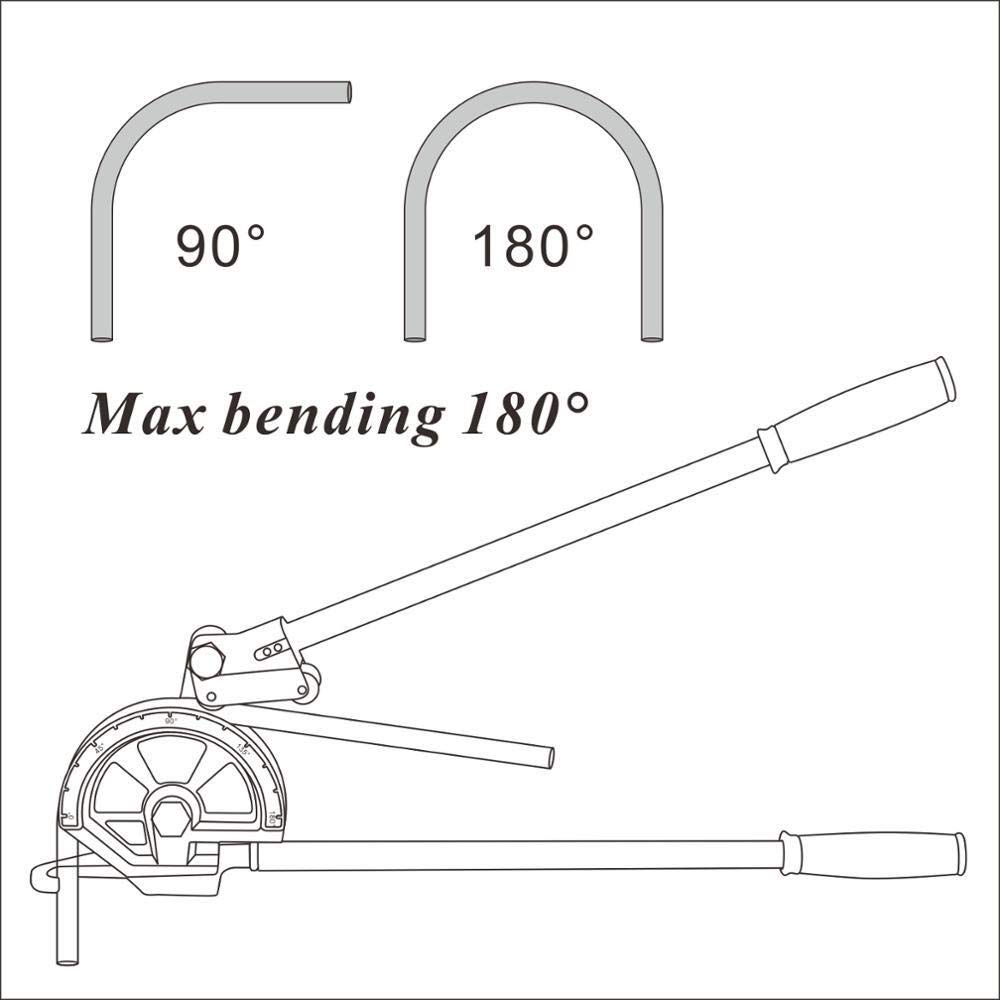 Hydraulic Crimping Tool - Manual Tube Bender for 16mm (5/8