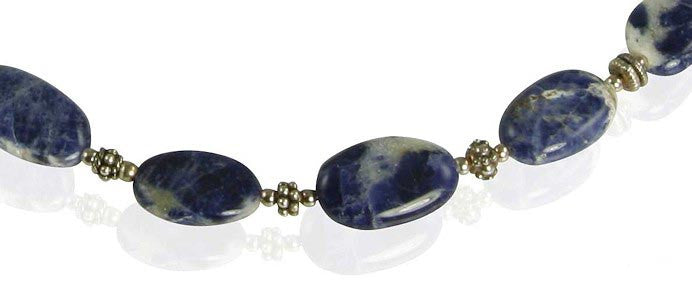 Lapis Lazuli Gemstone Necklace Set - Genuine Blue Stone Jewelry for Women, Healing Crystal Pendant with Adjustable Chain - Perfect for Meditation, Gifts & Spiritual Healing