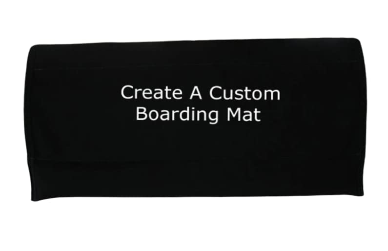 Custom Embroidered Boat Step Pad - Non-Slip Gunwale Cover & Boarding Mat for Safe Marine Access | Personalized Boat Accessories for Yachts & Fishing Boats