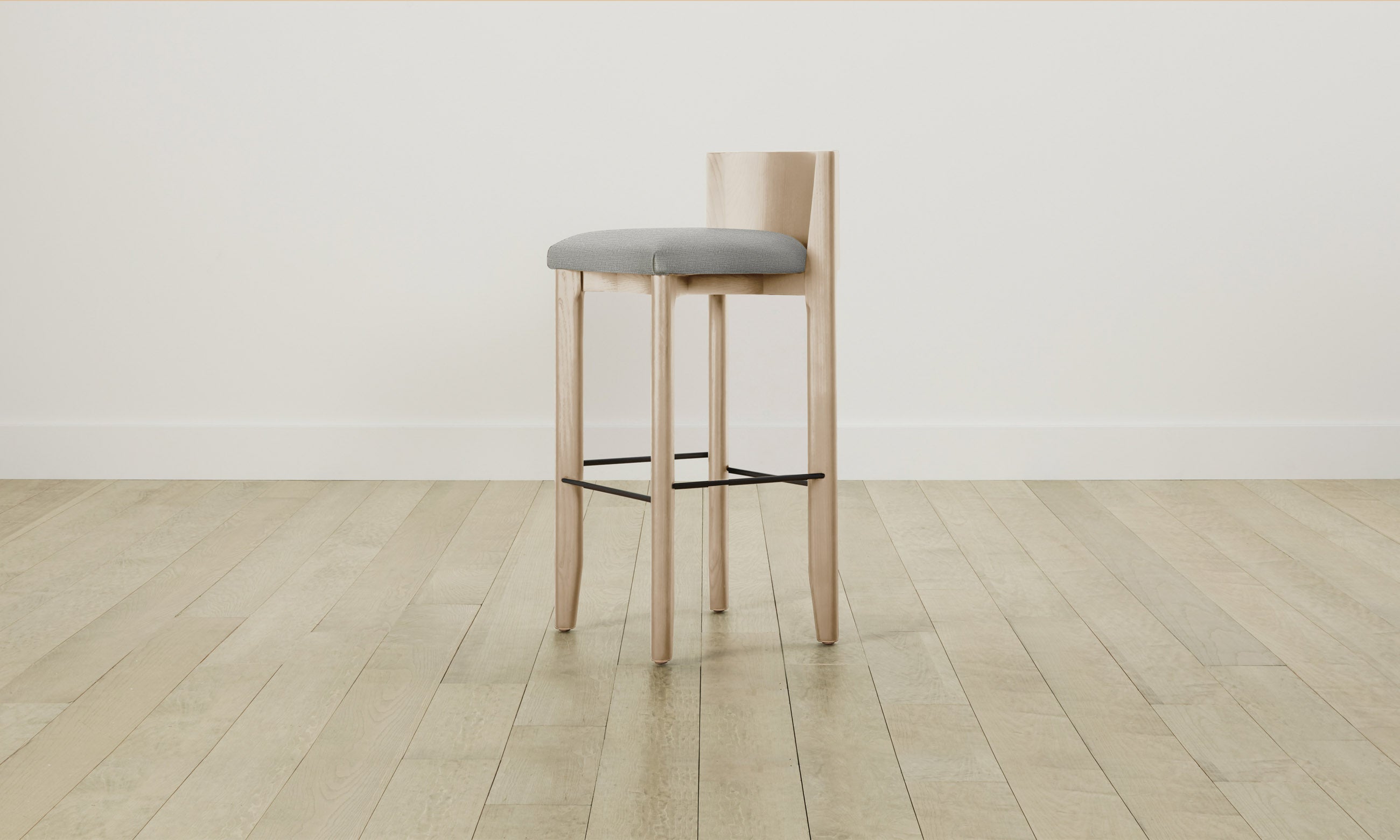 Premium Delancey Bar & Counter Stool - Performance Woven Chenille Fabric, Water-Resistant & Durable - Perfect for Kitchen Islands, Home Bars & Modern Dining Areas