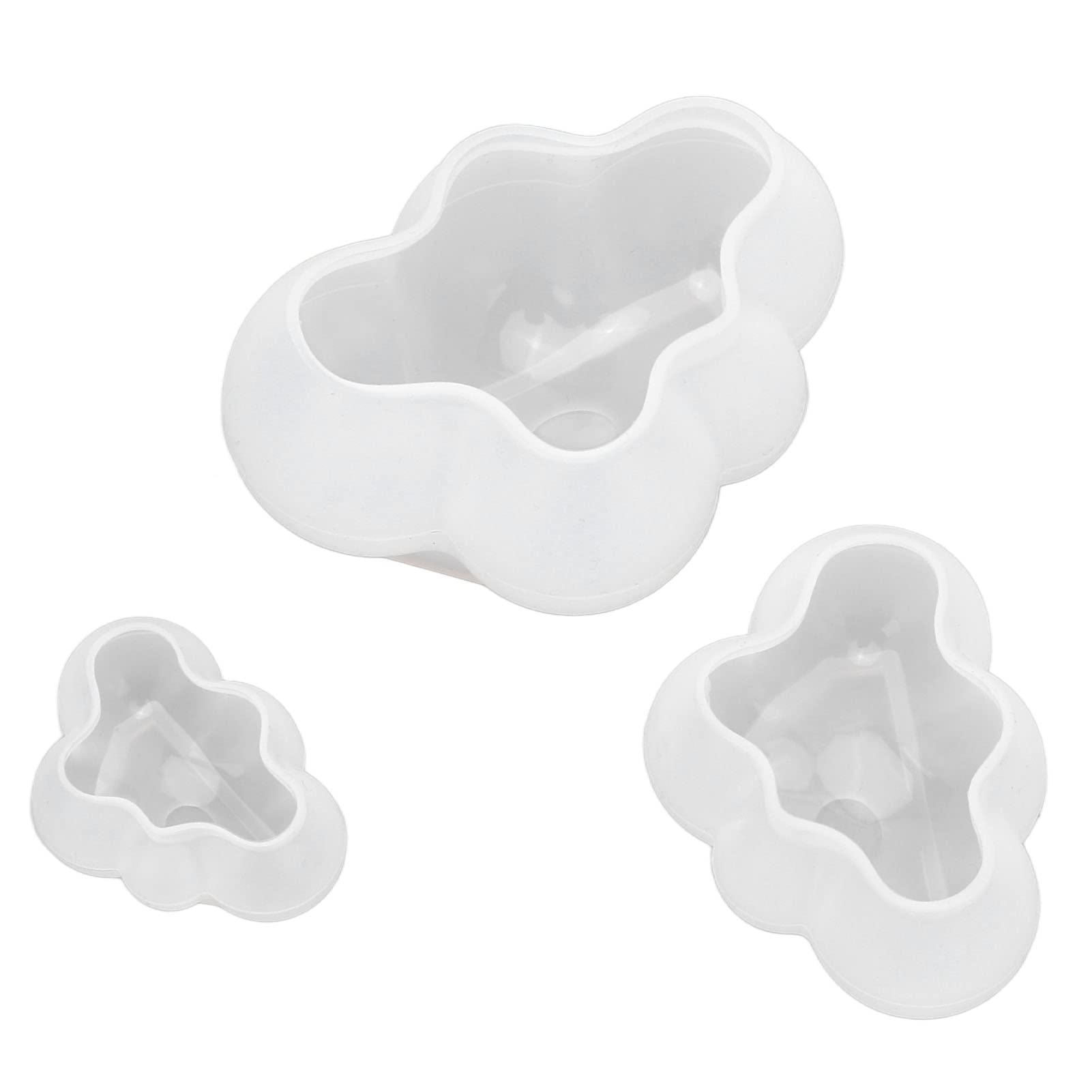 Zerodis Silicone Cloud Molds - Heat Resistant, Non-Stick Epoxy Resin Molds for DIY Cake Decorating, Ice Clay, Soap Making & Home Decor Crafts - Perfect for Birthday Parties, Wedding Favors & Art Projects