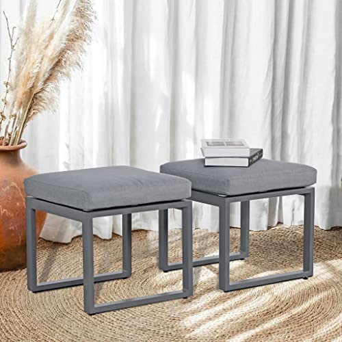 Dark Grey Finish & Grey Cushion