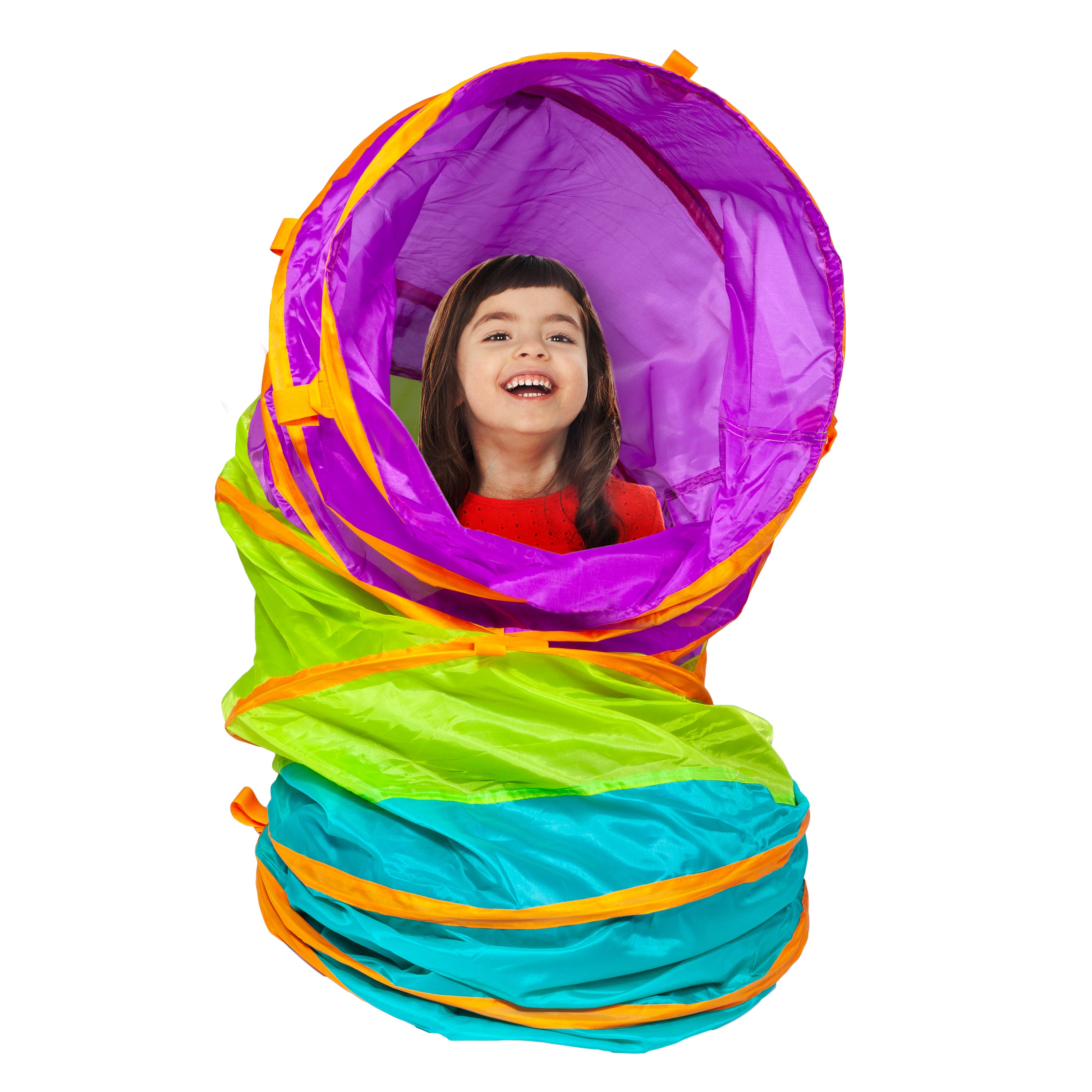 ExploreHut Kids Play Tunnel - Foldable Pop Up Crawl Tunnel for Toddlers & Children | Indoor & Outdoor Playtime, Birthday Gifts, Daycare Activities