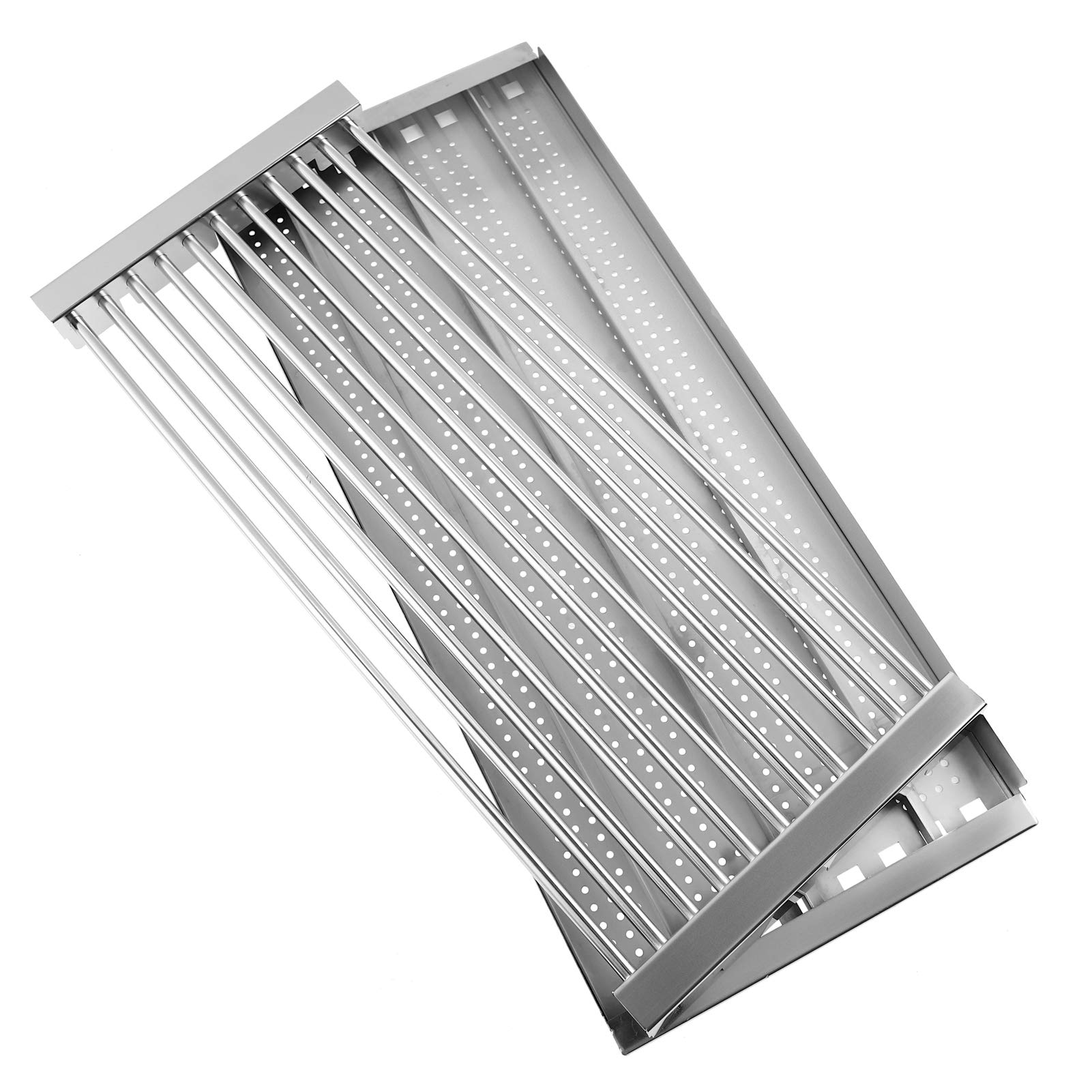Stamped Stainless Steel Cooking Grate & Emitter Set - 18 7/16