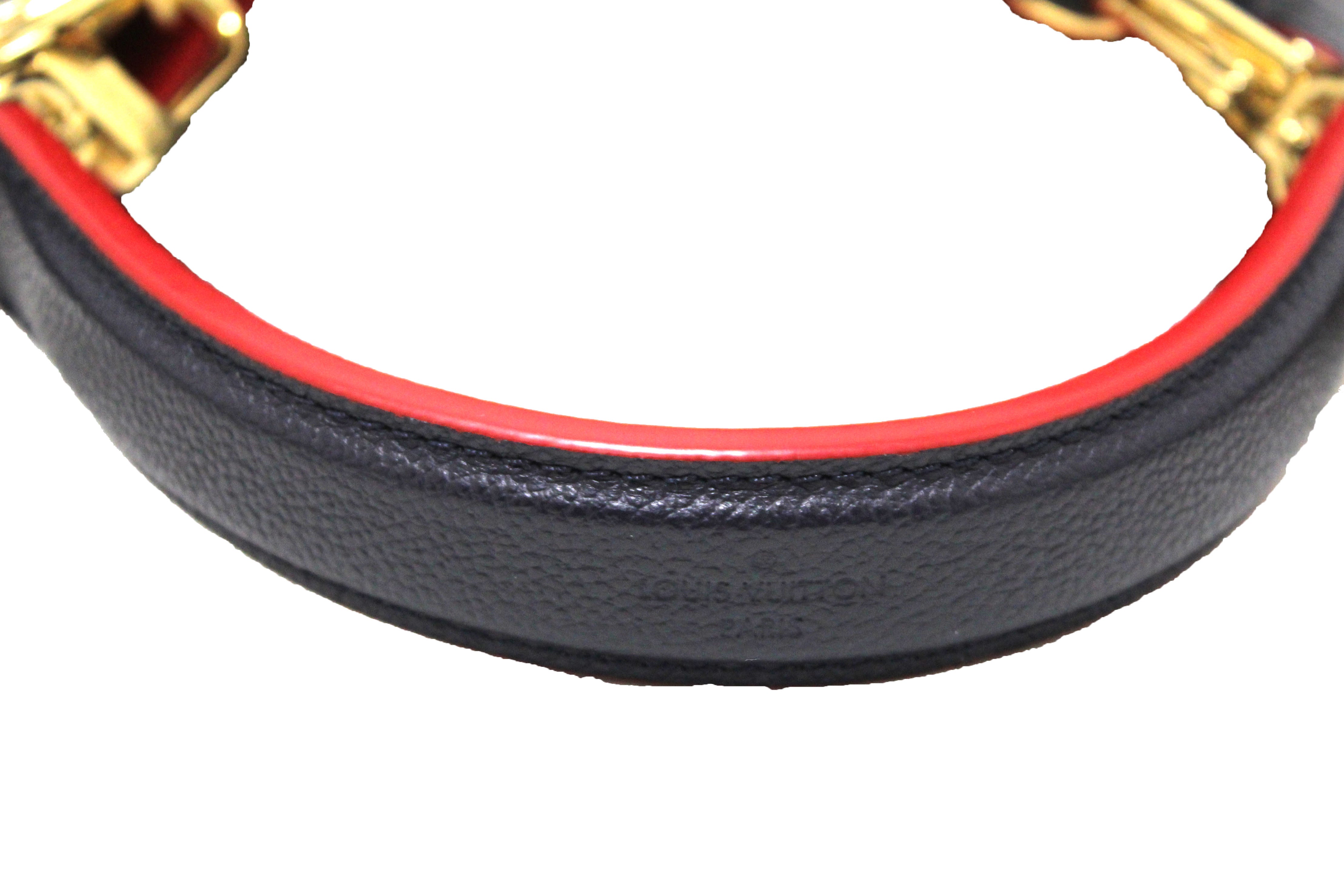 Authentic Louis Vuitton Neonoe MM Bag - Navy Blue Monogram Empreinte Leather Crossbody Handbag for Women | Perfect for Work, Travel & Everyday Luxury Accessory