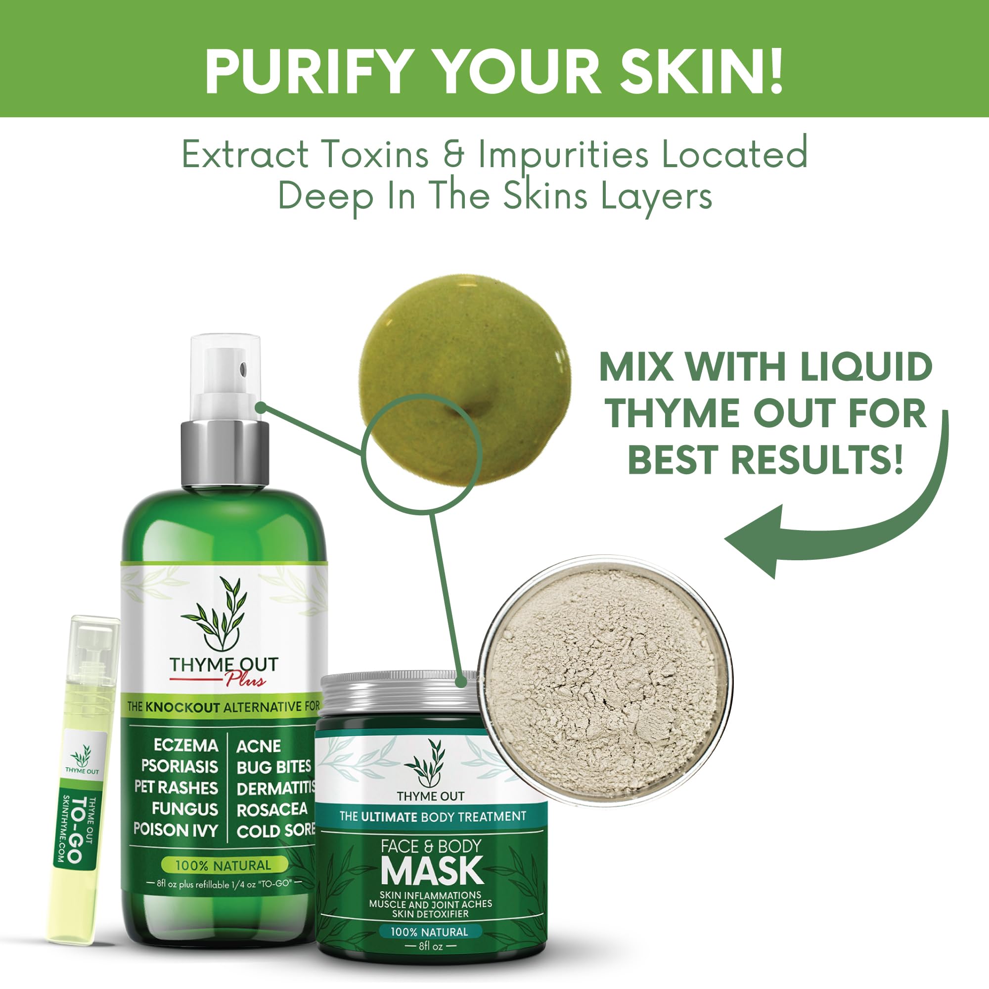 Monthly Skincare Subscription Box - 8oz Face & Body Mask + 7.1oz Face & Body Wash Set | Hydrating & Cleansing Routine for Glowing Skin | Perfect for Self-Care & Spa Nights at Home