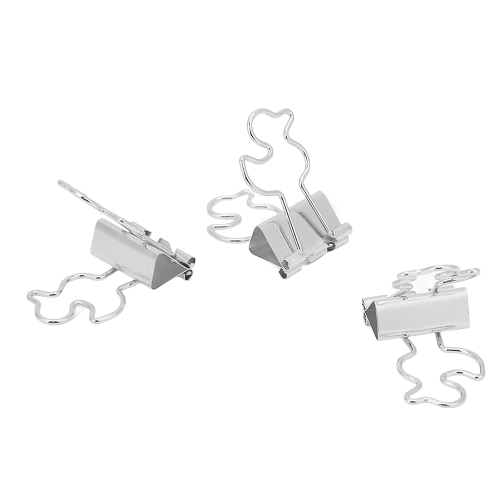 Small Binder Clips - Little Duck Style Multi-Purpose Office & Home Clips | Durable, Eco-Friendly Silver Metal Clips for Files, Documents, Clothes & DIY Crafts | Perfect for Organizing, Hanging & Securing Items