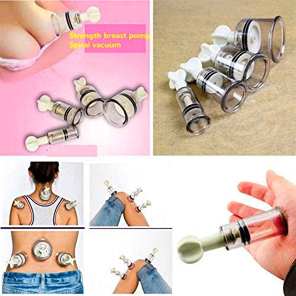 Adjustable Non-Piercing Nipple Clips & Suckers Set - Stainless Steel Body Jewelry with Chain for Women (Red) - Perfect for Sensual Play, BDSM and Intimate Accessories