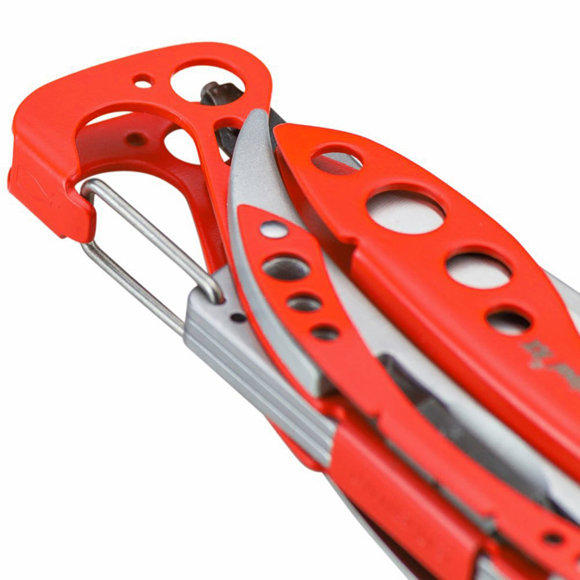 **LEATHERMAN Skeletool RX Multitool with Serrated Knife & Glass Breaker - Compact & Lightweight for Outdoor, Camping, Hiking & Emergency Use (Red)**