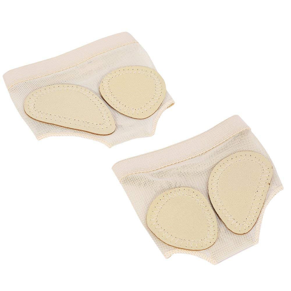 Dance Foot Thongs & Lyrical Ballet Shoes - Thong Toe Paws, Belly Dance Paw Pad Half Sole (M) for Ballet, Contemporary, and Lyrical Performances