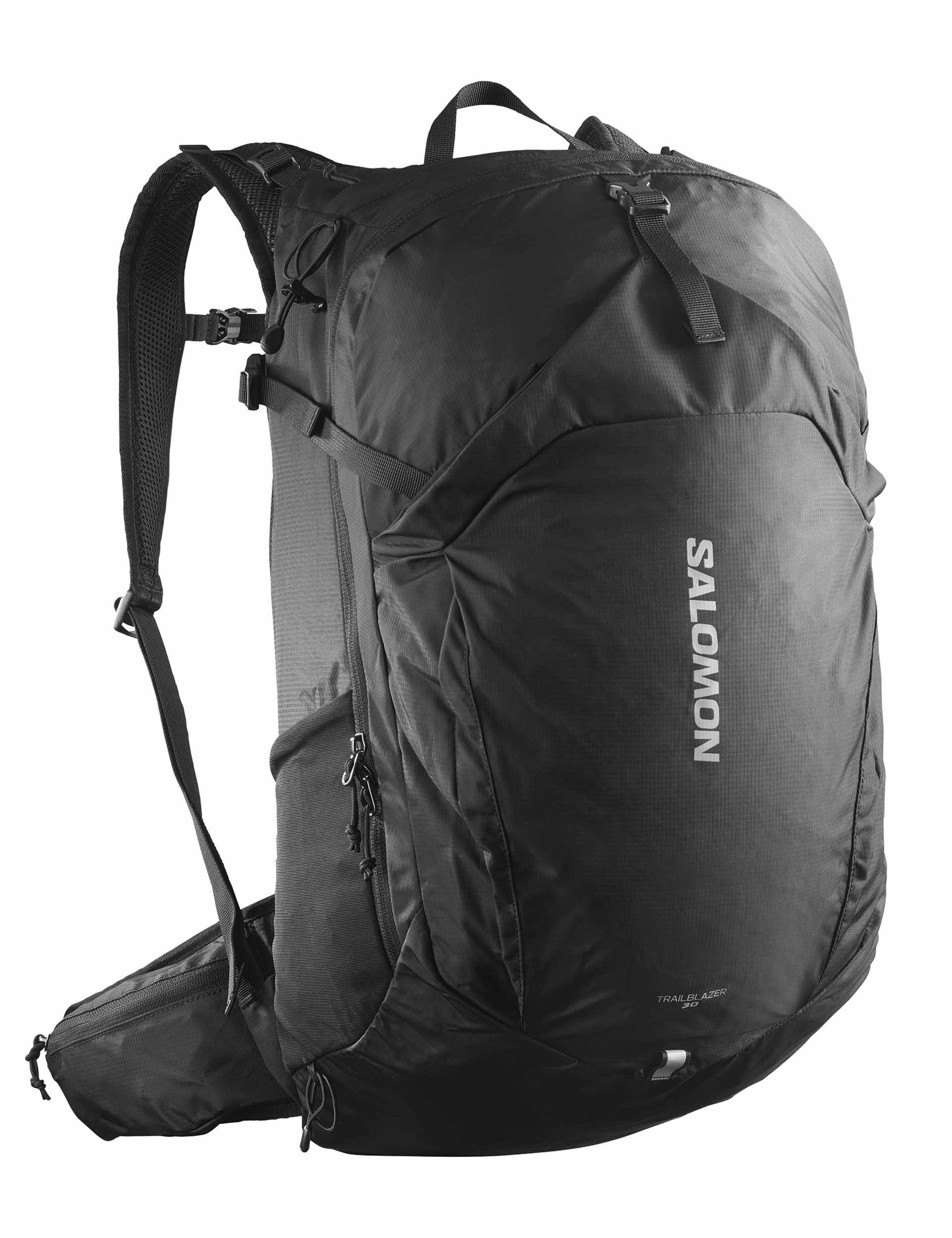 Trailblazer 30 Backpack - Lightweight Hiking & Travel Daypack for Men & Women - Black/Alloy Color - Perfect for Outdoor Adventures, Camping & Daily Commute