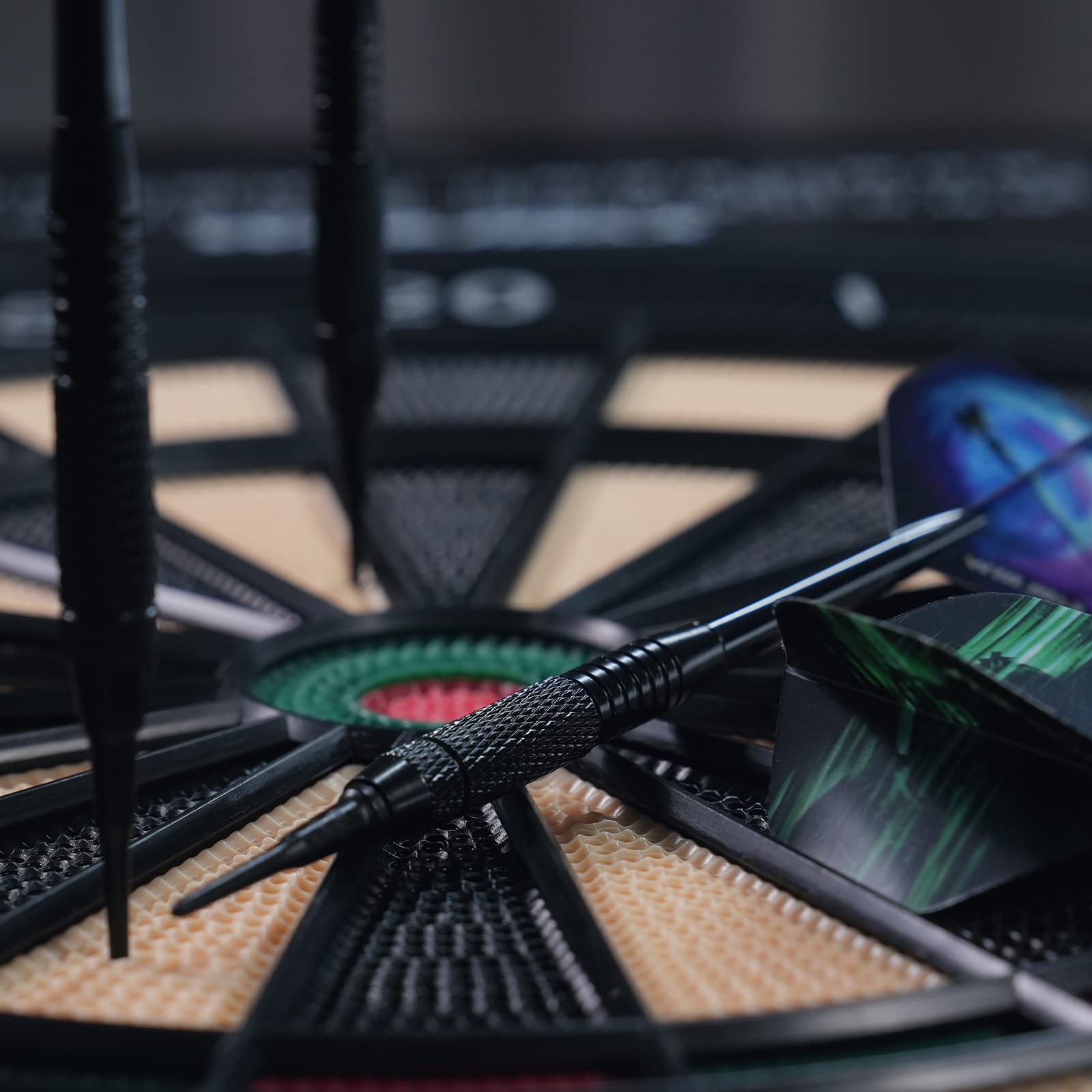 Electronic Dart Board LED Digital Dartboard for Adults with Cabinet & 12 Soft Tip Darts - Perfect for Game Rooms, Bars, and Family Game Nights